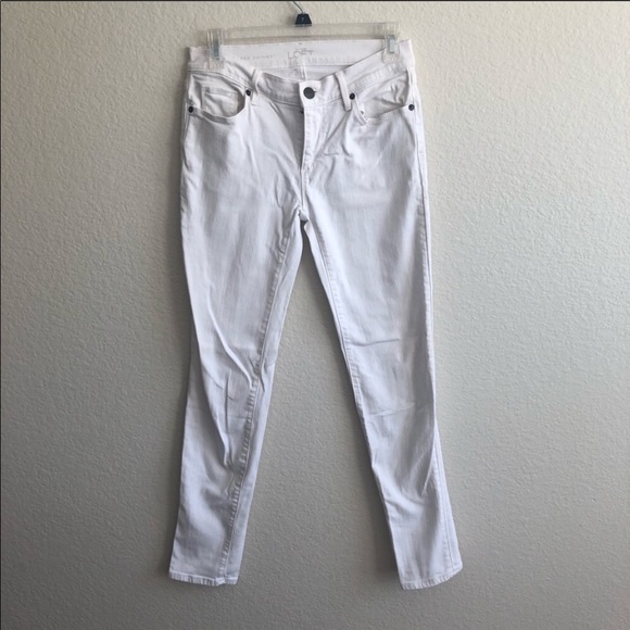 Loft Skinny White Jeans - Picture 2 of 4